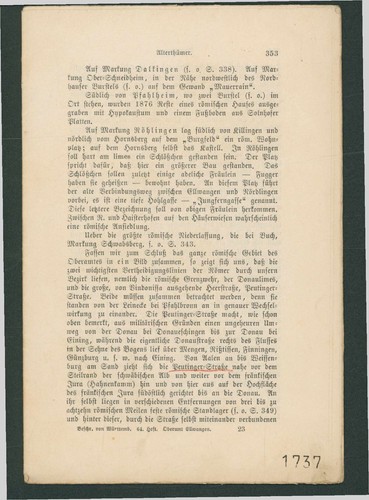 Alterthümer beschr von - beschr.,