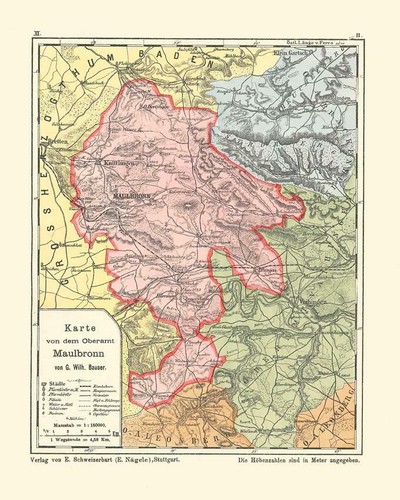 Oberamt maulbronn bauser - oberamt,