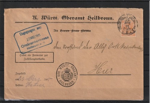 Württemberg brief oberamt - württemberg,