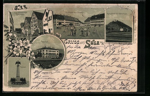 Lithographie sulz n - sulz, a.