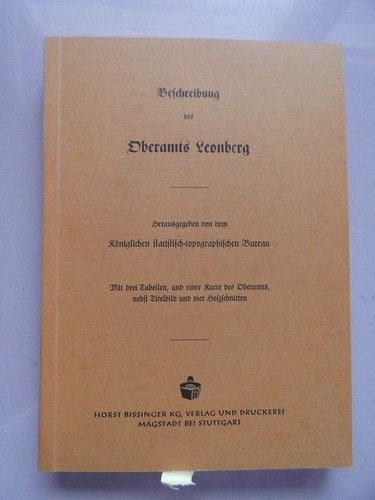 Beschreibung des oberamts - beschreibung,