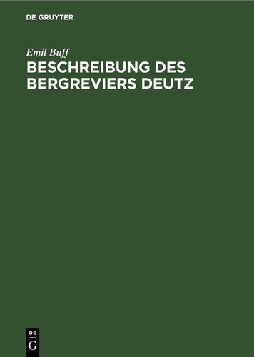 Beschreibung des bergreviers - beschreibung,