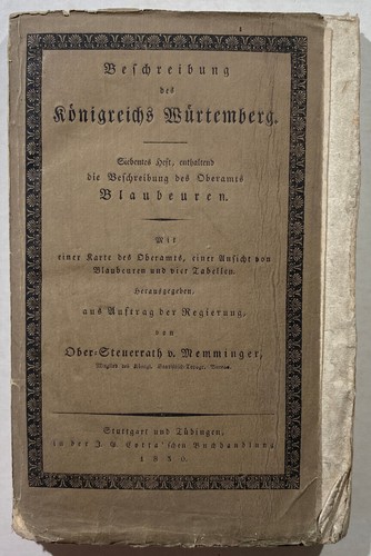 Beschreibung des oberamts - beschreibung,