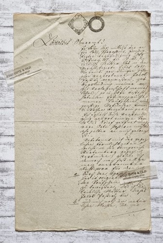 1817 löbliches oberamt melnik - 1817,