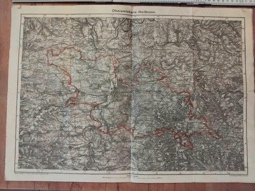 Antiqu landkarte 1935 - 1935, oberamt